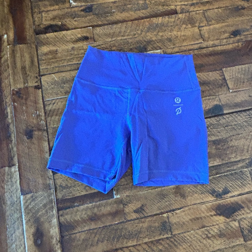 lululemon athletica Vibrant Blue Bike Shorts